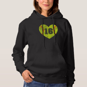 Softball Heart Player 16 Softball Mamma Pappa Vars T Shirt