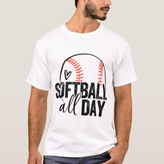Softball hela dagen t shirt