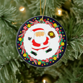 Softball Holiday Gift Julgransprydnad Keramik