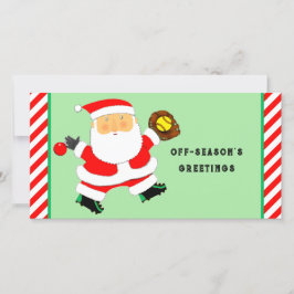 Softball-jul Julkort