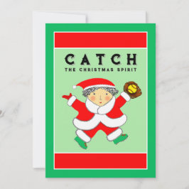 Softball-jul Julkort