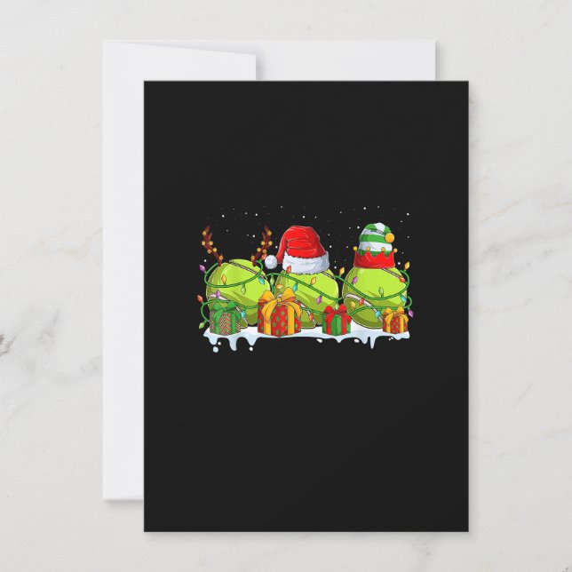 Softball jultomten Julafton för Mamma Manar Kvinno Inbjudningar (Framsida)