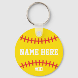 Softball Keychain Girls Team Cheap Athletes Player Nyckelring