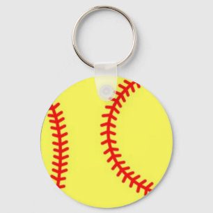 Softball Keychain Nyckelring