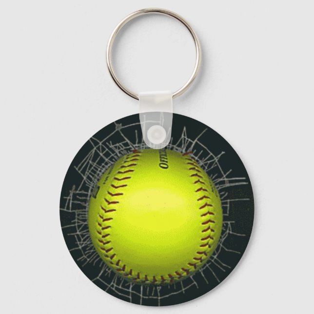 Softball Keychains Nyckelring (Framsida)
