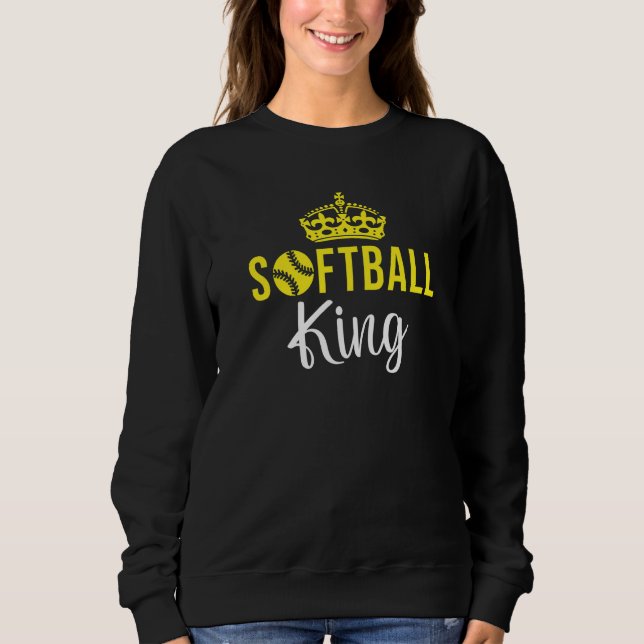 Softball King   T Shirt (Framsida)