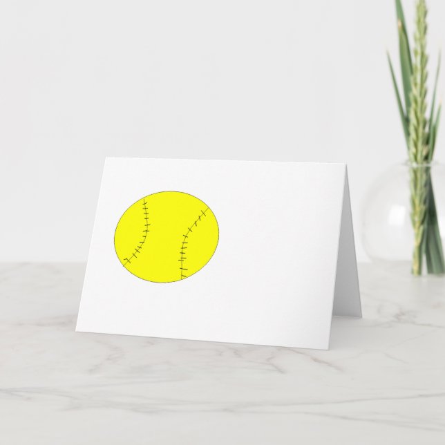 softball kort (Framsida)