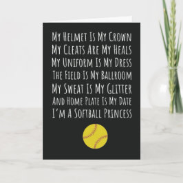 Softball-kort Sports Batter Trending Athletic Kid Kort