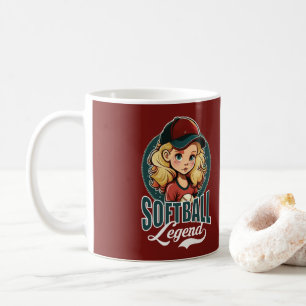 Softball Legend Kaffemugg
