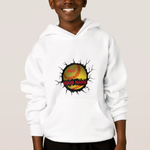 Softball-Logotyp, eget namn för softball-format, S T Shirt