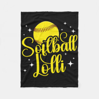 Softball Lolli Of A Softball Player Lolli  Fleecefilt