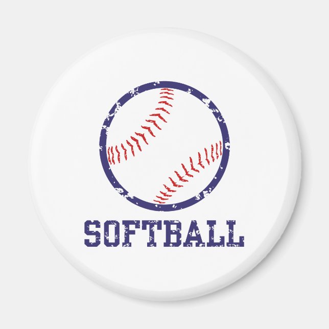 Softball Magnet (Framsidan)