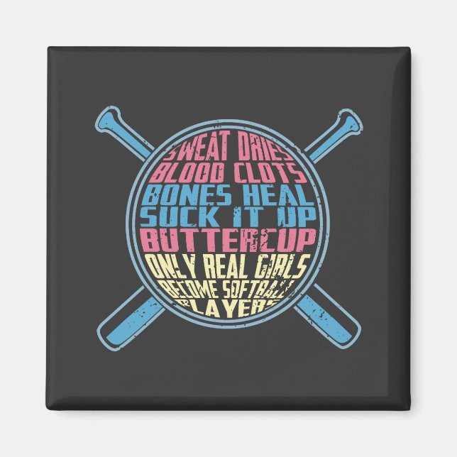 Softball Magnet (Framsidan)