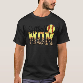 Softball-mamma Bästa mors dag T Shirt
