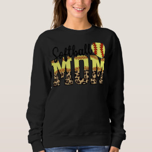 Softball Mamma Best Mors dag T Shirt
