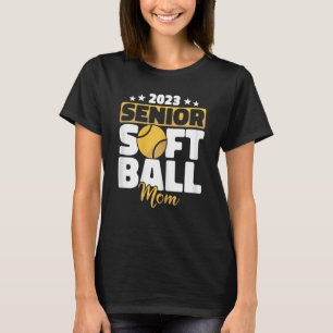 Softball Mamma-fotbollsspelare för kvinnor Softba T Shirt