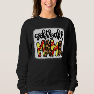 Softball Mamma Leopard T Shirt