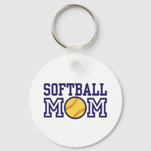 Softball Mamma Nyckelring