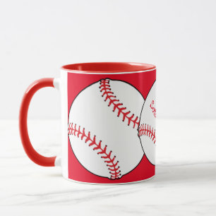 Softball Mamma Ringer Mugg