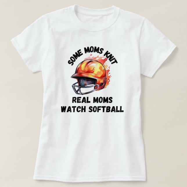 Softball Mamma | Softball Mamma | Speldag T Shirt (Design framsida)