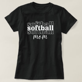Softball Mamma | Speldag | Softball Mamma Black T Shirt