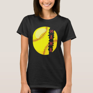 Softball Mamma Sport Game Day Mor Day T Shirt
