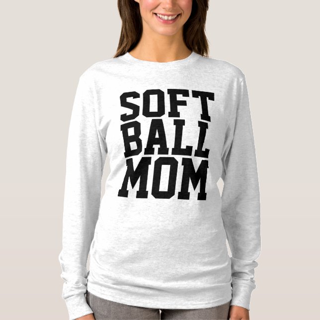 SOFTBALL MAMMA T-SHIRTS (Framsida)