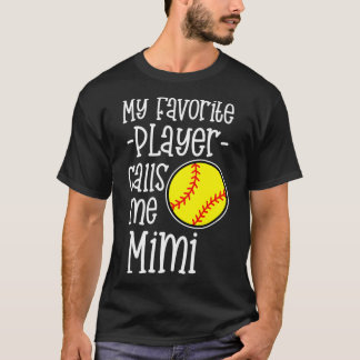 Softball Mimi Womens Grandma Granddotter-spel 1 T Shirt