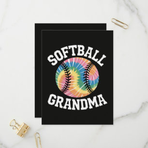 Softball Mormor Inbjudan Vykort