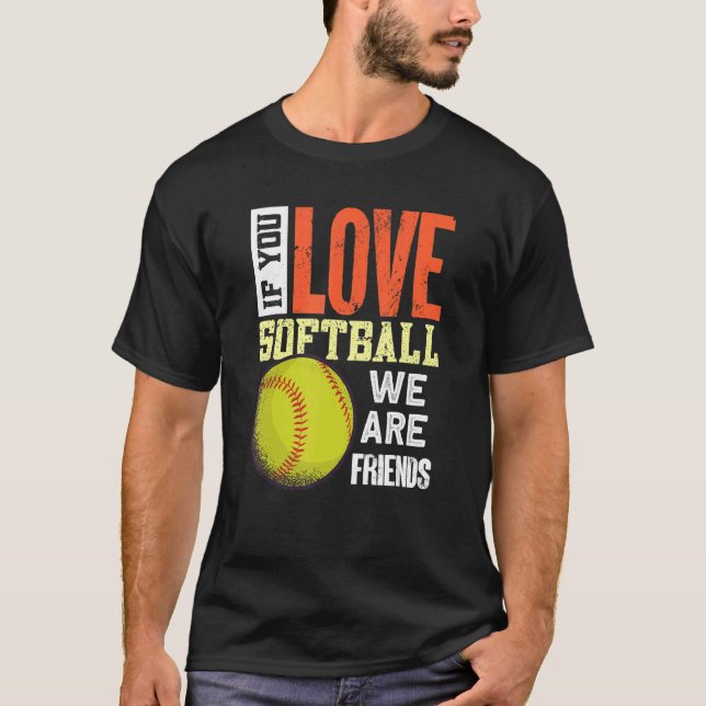 Softball Outfit   Softball Player Softball T Shirt (Framsida)