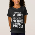 Softball Pappa - Funny pappa Birthday eller Pappor T Shirt<br><div class="desc">Softball Pappa - Funny Pappa Birthday eller Fars dag Gift</div>