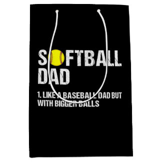Softball Pappa som en baseball