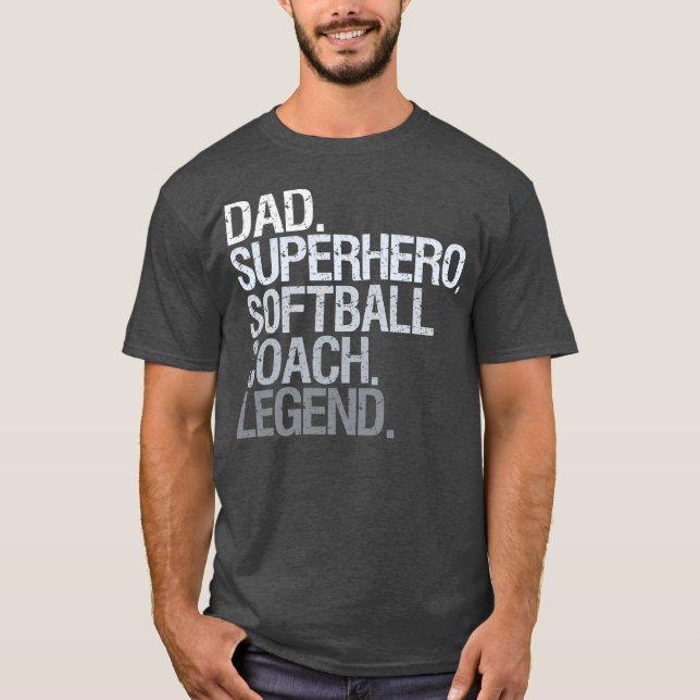 Softball pappa  t shirt (Framsida)