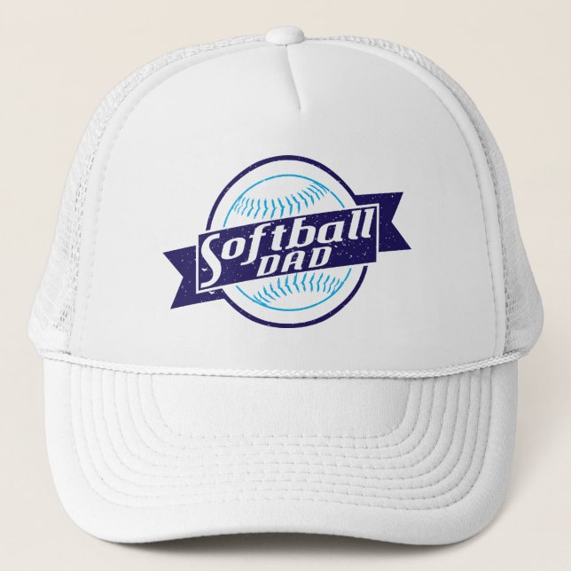 Softball Pappa Truckerkeps (Framsida)
