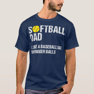 Softball Pappa TShirt T Shirt
