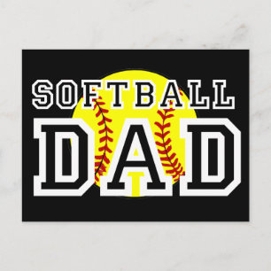 Softball Pappa Vykort