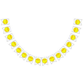 Softball Party Banner Vimplar