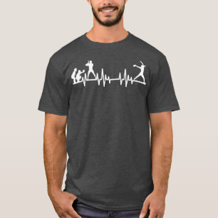 Softball Pitcher Fastpitch Softball Player Kärlek T Shirt