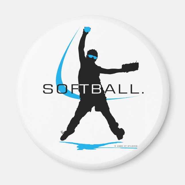 Softball - Pitcher Magnet (Framsidan)
