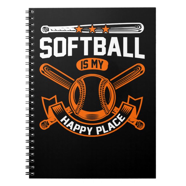 Softball Player Coach Fläkt Funny Citat 65-spelare Anteckningsbok (Framsidan)