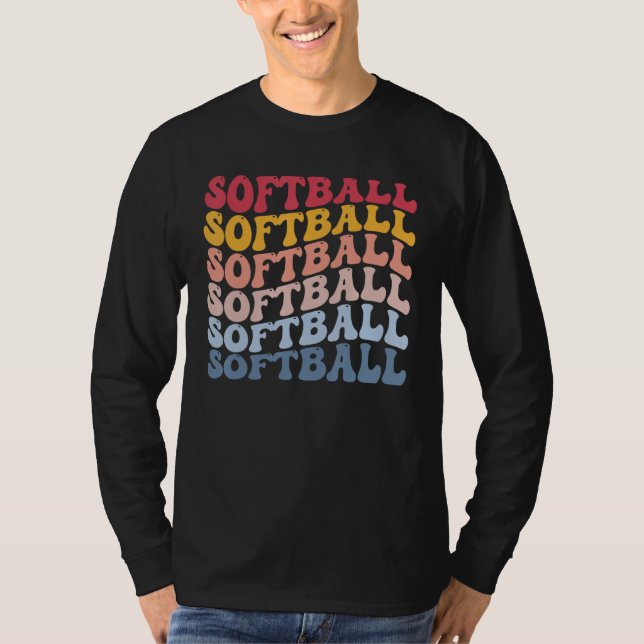 Softball Player T Shirt (Framsida)
