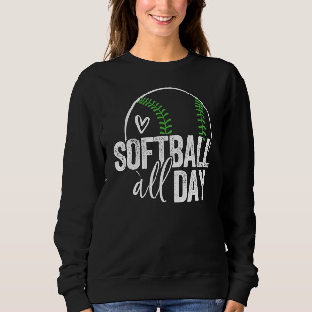 Softball Player Tonåring Flickor Women Manar Softb T Shirt (Framsida)