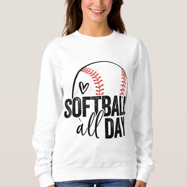 Softball Player Tonåring Flickr Manar Softball Kär T Shirt (Framsida)