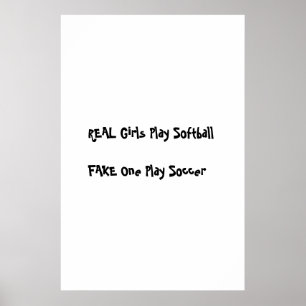 Softball Poster