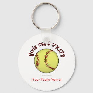 Softball-Red Nyckelring