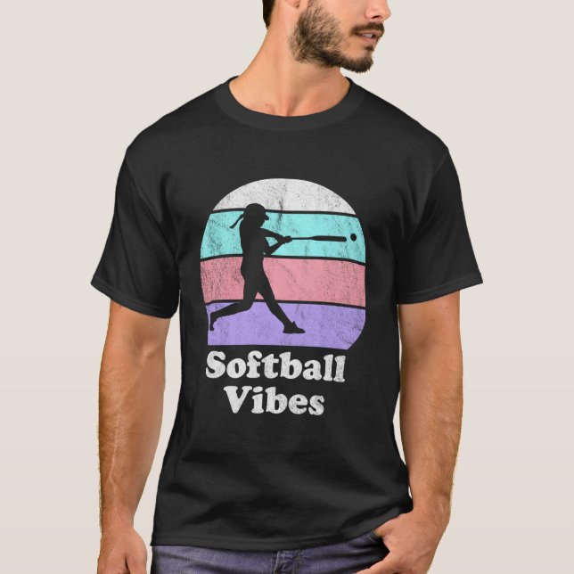 Softball S eller 'S Batter T Shirt (Framsida)