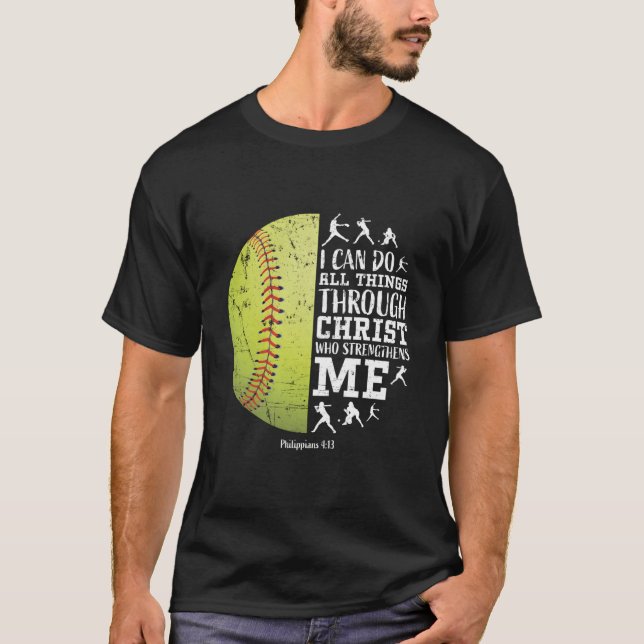 Softball 'S N T Shirt (Framsida)