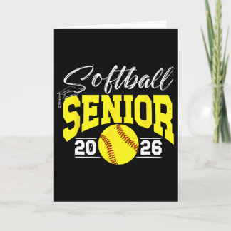 Softball Senior 2026 Senior Softball Player 2026  Kort