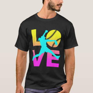 Softball Shirts For Girls Love  T Shirt
