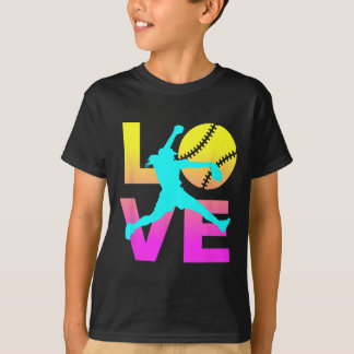 Softball Shirts For Girls Love  T Shirt